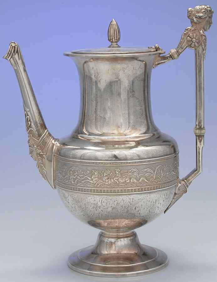 1110 (Sterling, Hollowware) Coffee Pot by Gorham Silver-1