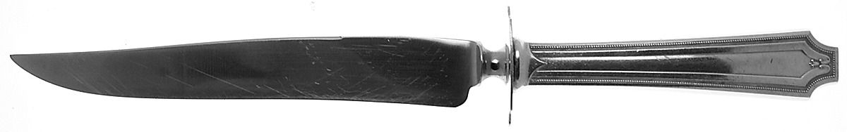 King Albert (Sterling, 1919, No Monograms) Large Stainless Blade Roast Carving Knife by Gorham Silver-1