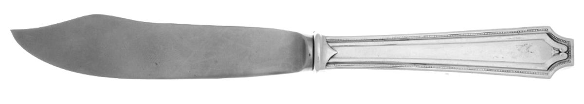 King Albert (Sterling, 1919, No Monograms) Individual Fish Knife with Stainless Blade by Gorham Silver-1