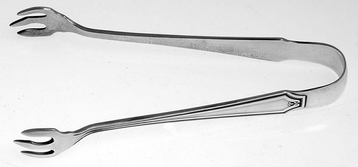 King Albert (Sterling, 1919, No Monograms) Small Sugar Tongs by Gorham Silver-1