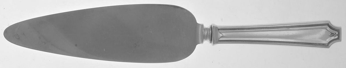 King Albert (Sterling, 1919, No Monograms) Pie Server with Silverplate Blade by Gorham Silver-1