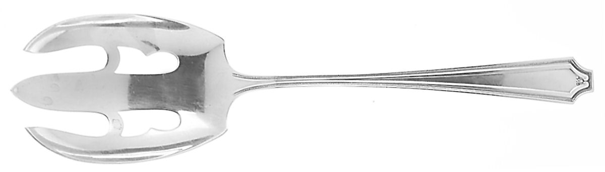 King Albert (Sterling, 1919, No Monograms) Solid Salad Serving Fork by Gorham Silver-1