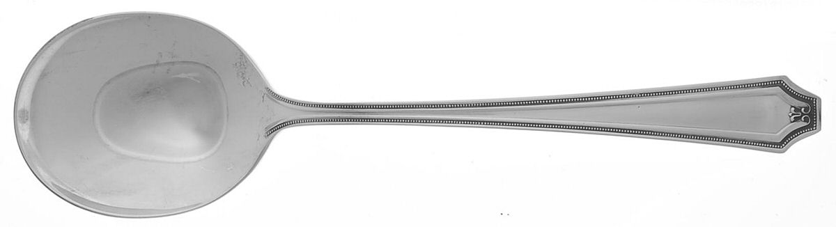 King Albert (Sterling, 1919, No Monograms) Round Bowl Soup Spoon (Cream Soup) by Gorham Silver-1