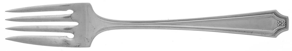 King Albert (Sterling, 1919, No Monograms) Individual Salad Fork by Gorham Silver-1