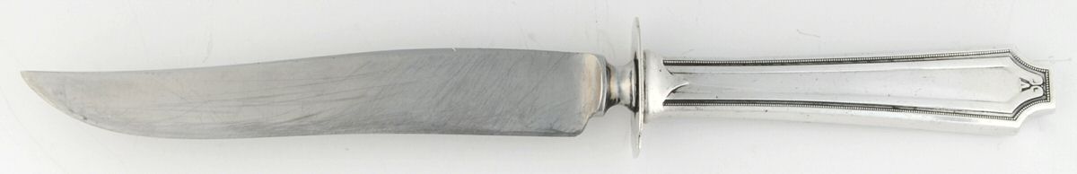 King Albert (Sterling, 1919, No Monograms) Small Steak Carving Knife with Stainless Blade by Gorham Silver-1