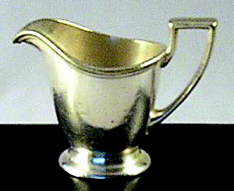 012345 (Silverplate, Hollowware) Creamer by Gorham Silver-1
