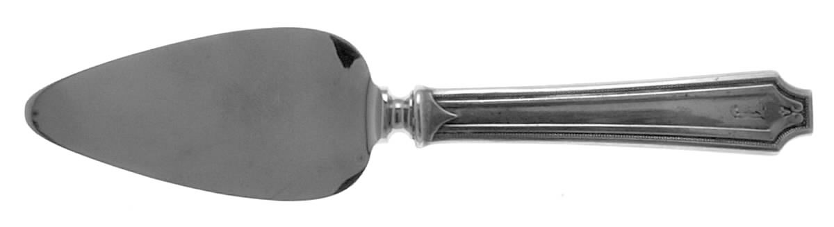 King Albert (Sterling, 1919, Monograms) Cheese Server with Stainless Blade by Gorham Silver-1