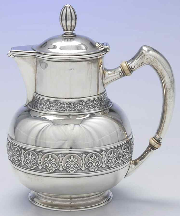 1400 (Sterling, Hollowware) Chocolate Pot by Gorham Silver-1
