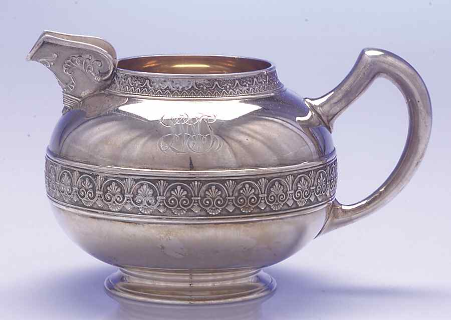 1400 (Sterling, Hollowware) Creamer by Gorham Silver-1