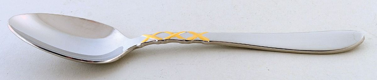 Golden Ballet Ribbon (Stainless) Place/Oval Soup Spoon by Gorham Silver-1