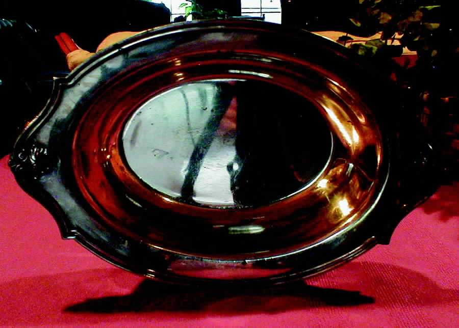0967 (Silverplate, Hollowware) Silverplate Oval Vegetable Bowl by Gorham Silver-1