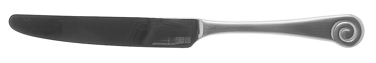 Ammonite-Satin (Stainless) Dessert Knife Solid Piece by Ginkgo-1