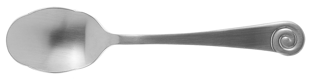 Ammonite-Satin (Stainless) Sugar Shell Spoon by Ginkgo-1