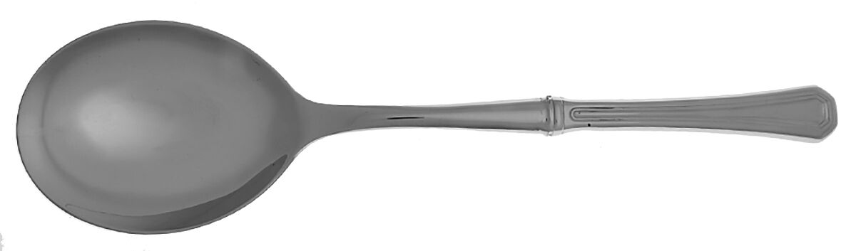 Fairview (Stainless) Casserole Spoon with Smooth Stainless Bowl HC by Gorham Silver-1
