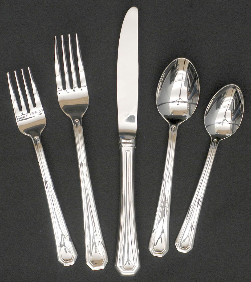 Fairview (Stainless) 40 Piece Estate Set by Gorham Silver-1