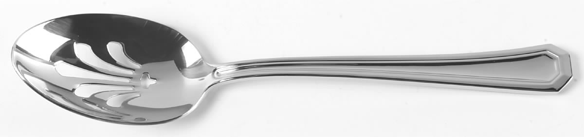 Fairview (Stainless) Pierced Tablespoon (Serving Spoon) by Gorham Silver-1