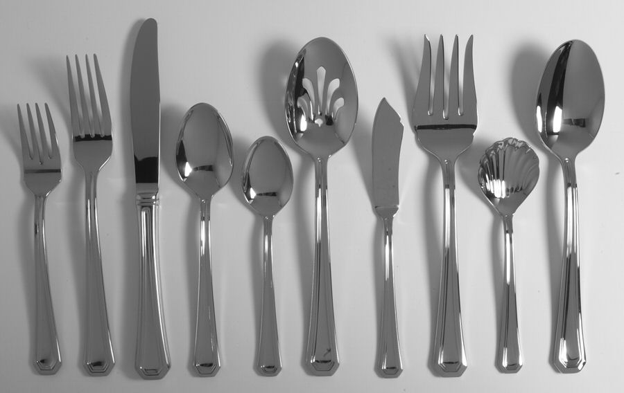 Fairview (Stainless) 65 Piece Set by Gorham Silver-1