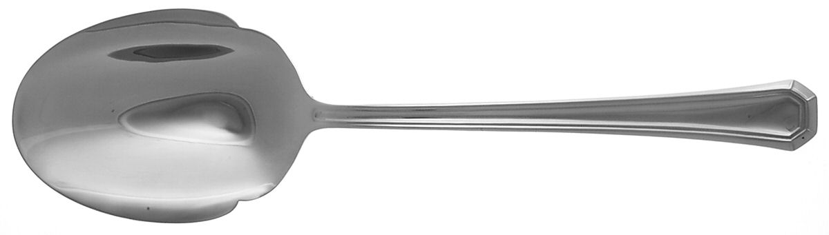 Fairview (Stainless) Oversize Solid Salad Serving Spoon by Gorham Silver-1