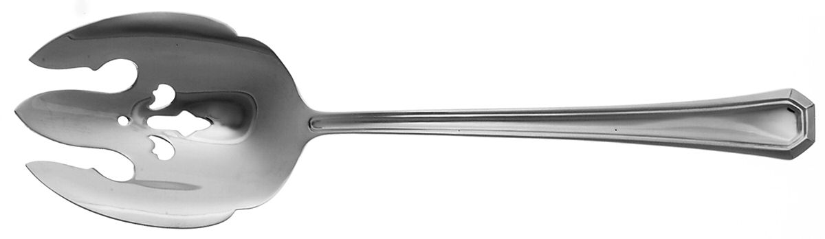 Fairview (Stainless) Oversize Solid Salad Servng Fork by Gorham Silver-1