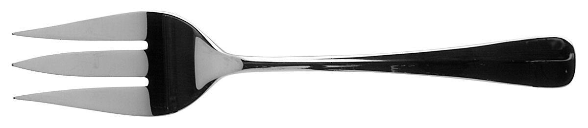 New Colony (Stainless) Medium Solid Cold Meat Serving Fork by Gorham Silver-1