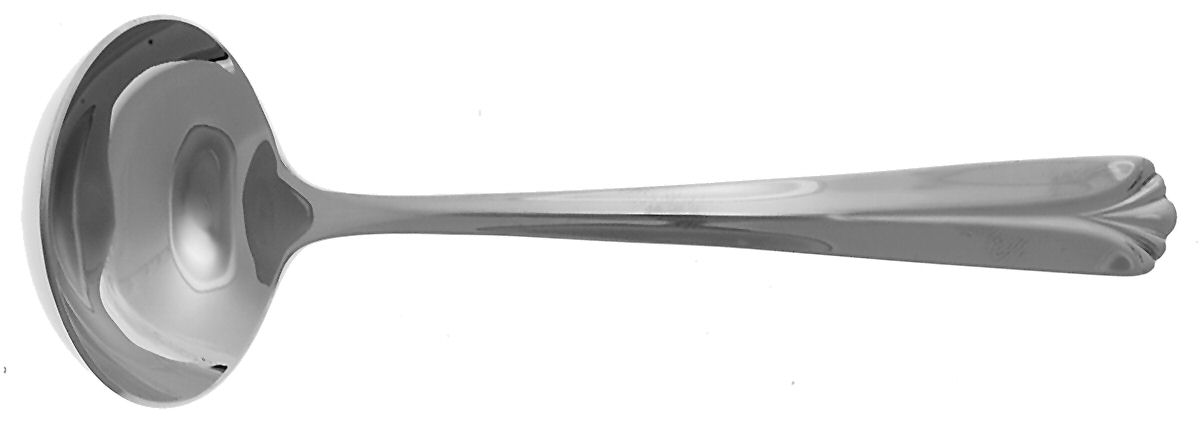 Gatehouse Platinum (Stainless) Solid Gravy Ladle by Gorham Silver-1