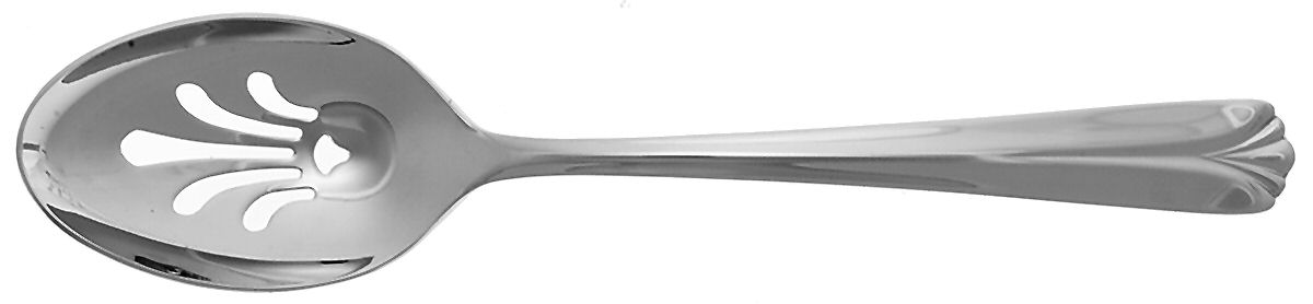 Gatehouse Platinum (Stainless) Pierced Tablespoon (Serving Spoon) by Gorham Silver-1