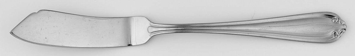 Grand Gallery (Stainless) Flat Handle Master Butter Knife by Gorham Silver-1