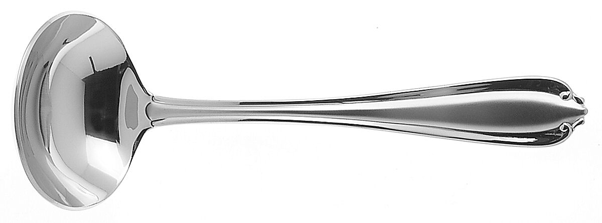 Grand Gallery Frosted (Stainless) Solid Gravy Ladle by Gorham Silver-1