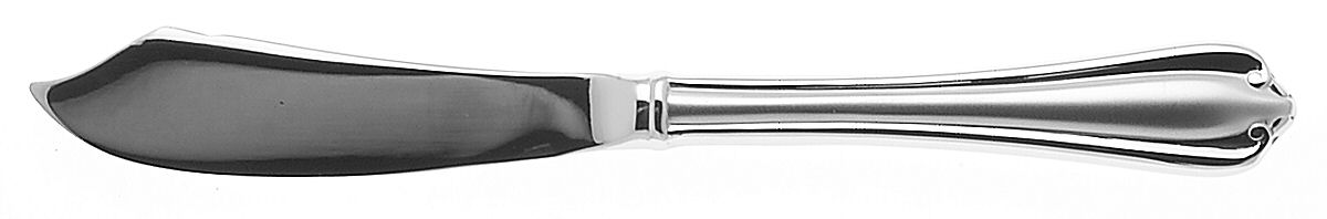Grand Gallery Frosted (Stainless) Hollow Handle Master Butter Knife by Gorham Silver-1