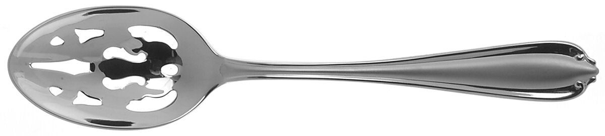 Grand Gallery Frosted (Stainless) Pierced Tablespoon (Serving Spoon) by Gorham Silver-1