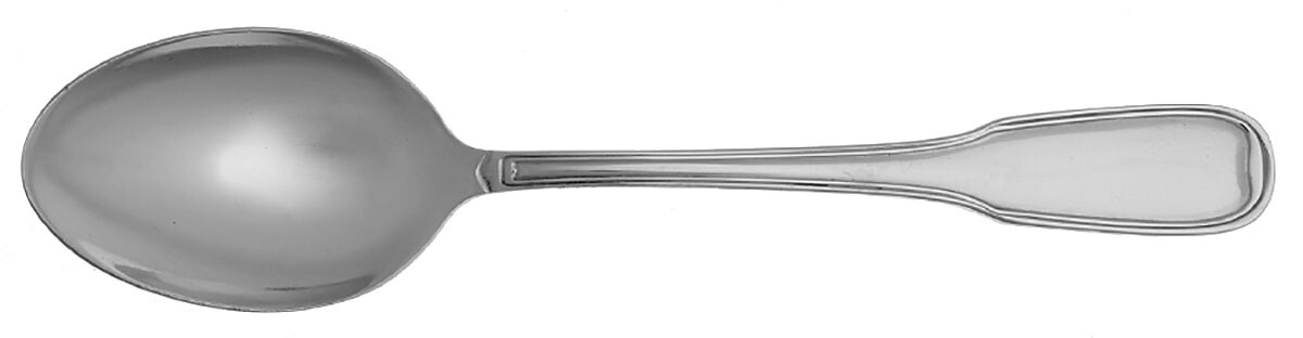 Attache-Glossy (Stainless) Dessert/Oval Soup Spoon by Gense-1