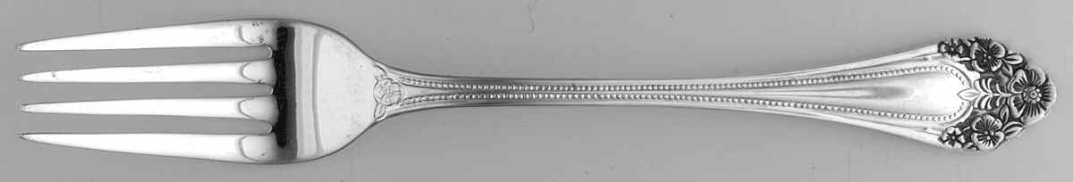 Beaded Bouquet Individual Salad Fork by Gorham Silver-1