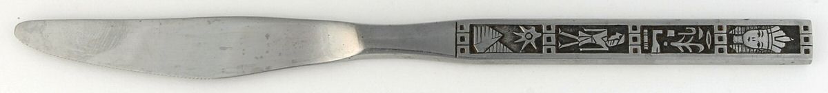 King Tut (Stainless) Modern Solid Knife by Ginkgo-1