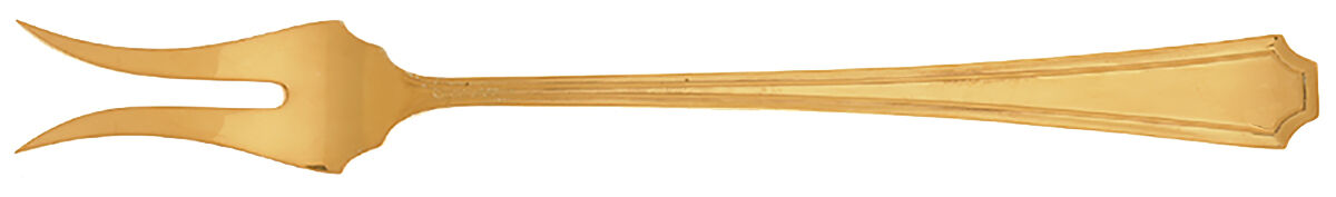 Fairfax-Gold Vermeil (Sterling) Two-Tine Butter Pick by Gorham Silver-1