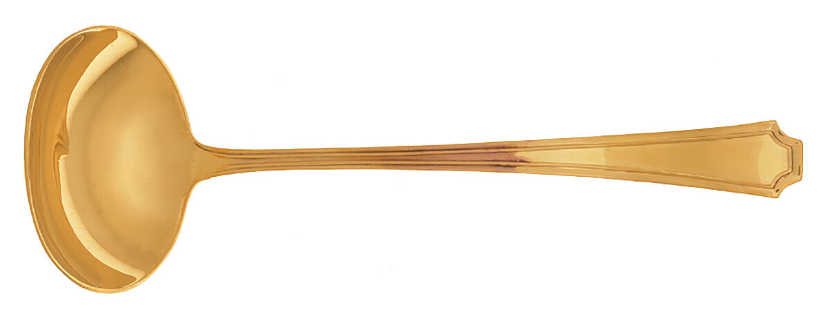 Fairfax-Gold Vermeil (Sterling) Solid Piece Cream Ladle by Gorham Silver-1