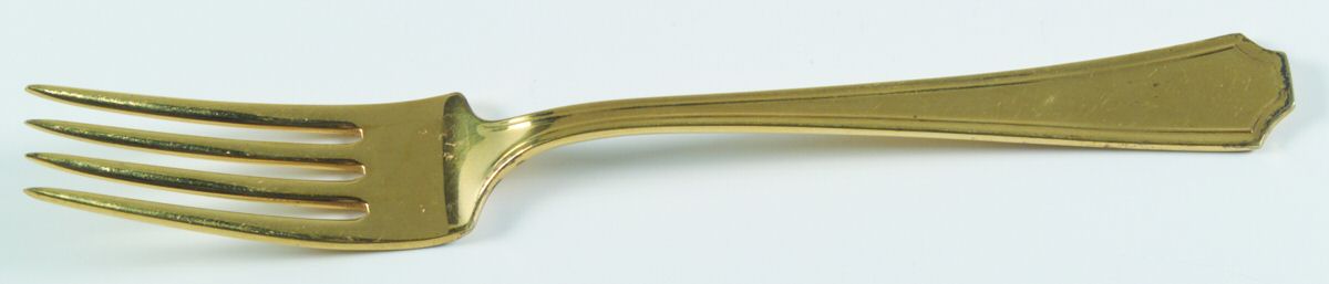 Fairfax-Gold Vermeil (Sterling) Fork by Gorham Silver-1