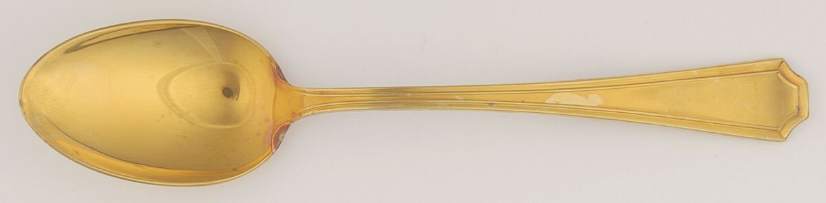 Fairfax-Gold Vermeil (Sterling) Teaspoon by Gorham Silver-1