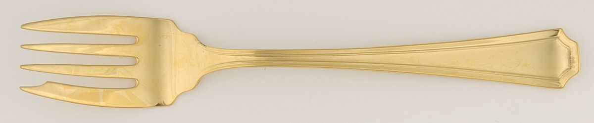 Fairfax-Gold Vermeil (Sterling) Salad Fork (Place Size) by Gorham Silver-1