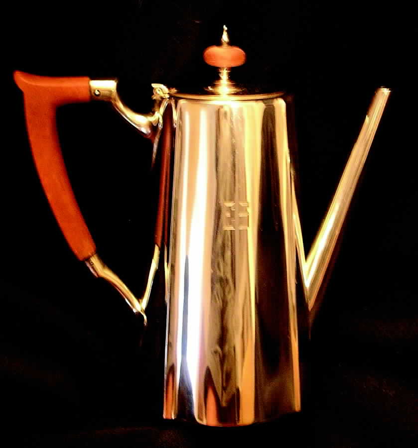 GA13611 (Sterling Hollowware) Sterling Demitasse Pot by Gorham Silver-1