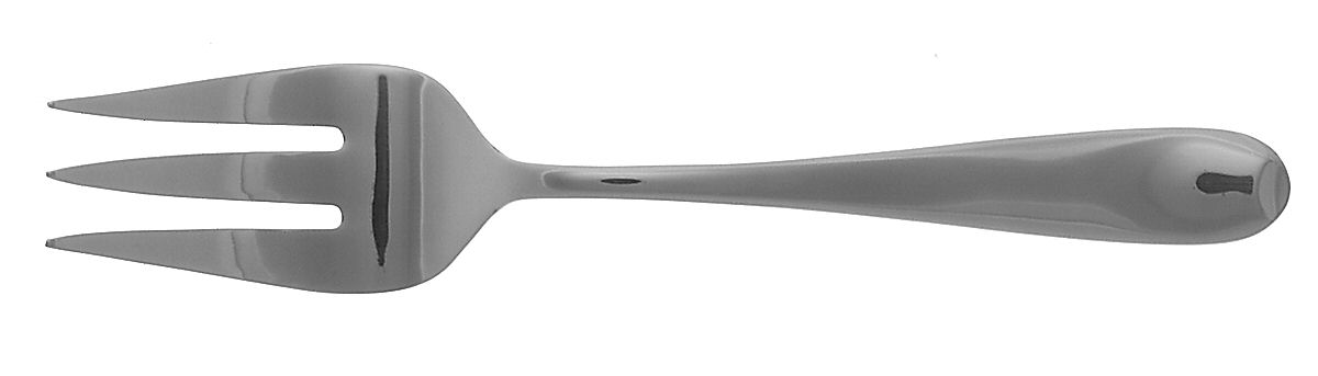 Elipse (Stainless) Medium Solid Cold Meat Serving Fork by Gorham Silver-1