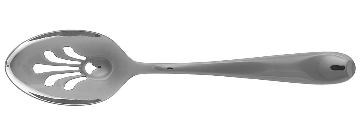Elipse (Stainless) Pierced Tablespoon (Serving Spoon) by Gorham Silver-1