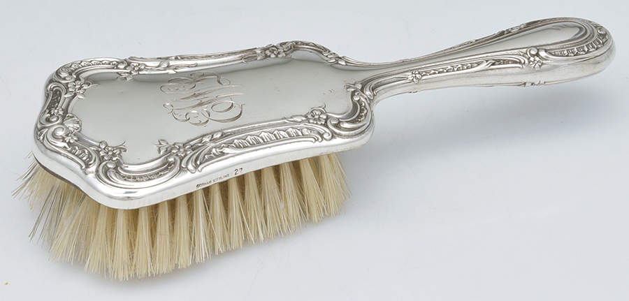 27 (Sterling, Hollowware) Hair Brush by Gorham Silver-1