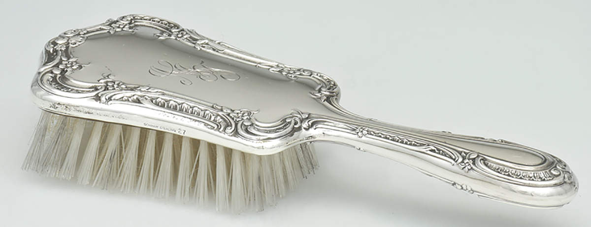 27 (Sterling, Hollowware) Hair Brush by Gorham Silver-1
