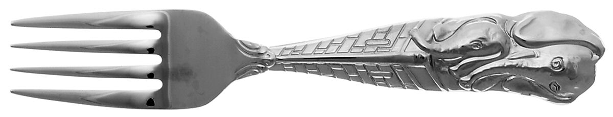 Noah's Ark (Stainless) Baby Fork by Gorham Silver-1