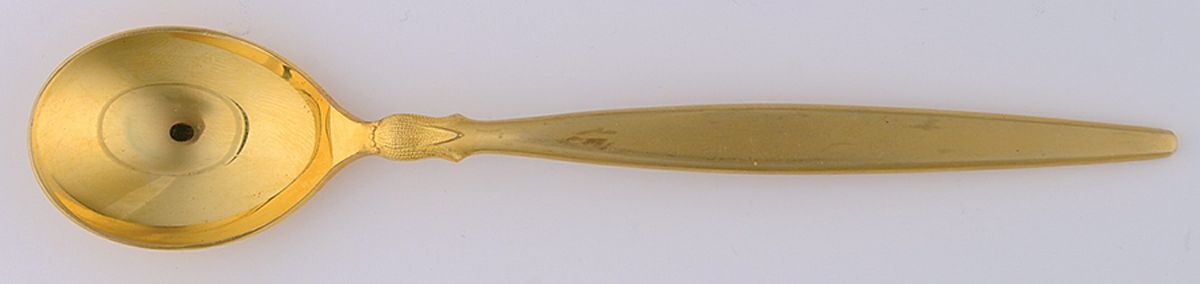 Petal (Gold Electroplated) Sugar Spoon by Gailstyn-1