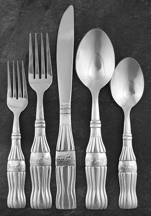 Coca-Cola (Stainless) 5 Piece Place Setting by Gibson-1