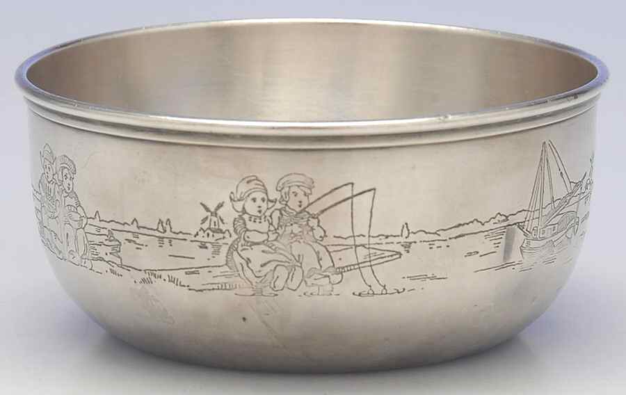 A12117-1 (Sterling, Hollowware) Child's Bowl by Gorham Silver-1