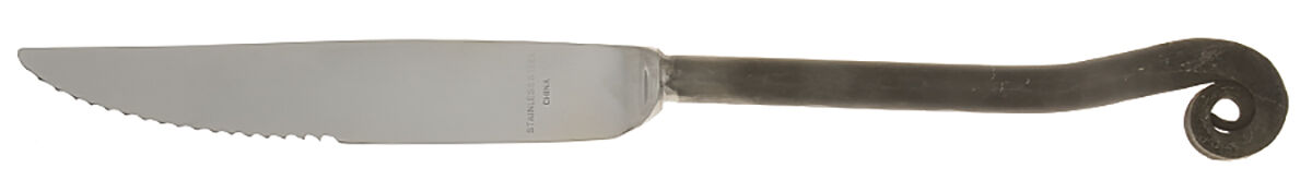 Treble Clef (Stainless) Steak Knife Individual Hollow, Serrate HC by Gourmet Settings-1