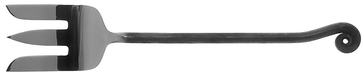 Treble Clef (Stainless) Large Solid Cold Meat Serving Fork by Gourmet Settings-1