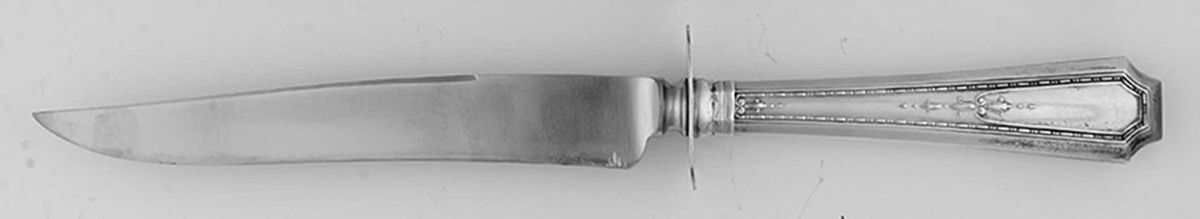 Colfax (Sterling, Gorham, No Monograms) Large Carving/Roast Knife StnlBl w/Sterling Guard by Gorham Silver-1